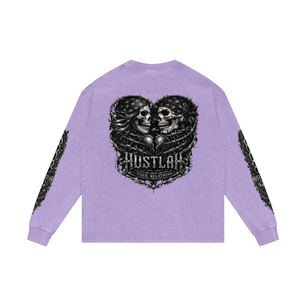 808HUSTLAH Oversize Long Sleeve T-Shirt