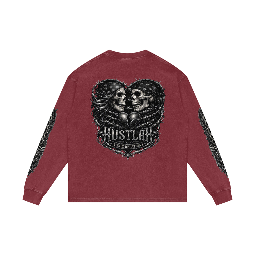 808HUSTLAH Oversize Long Sleeve T-Shirt