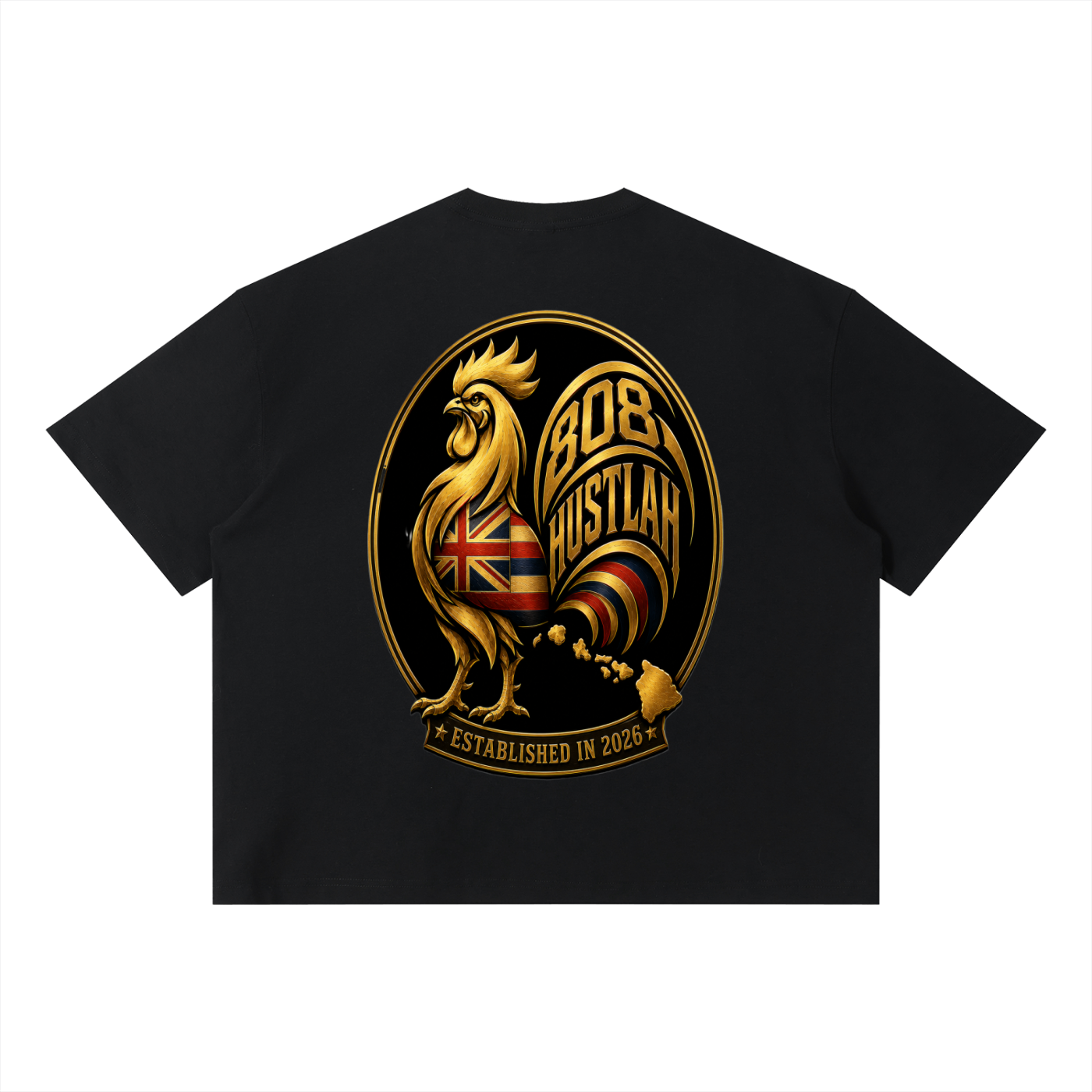 808HUSTLAH Boxy T-Shirt
