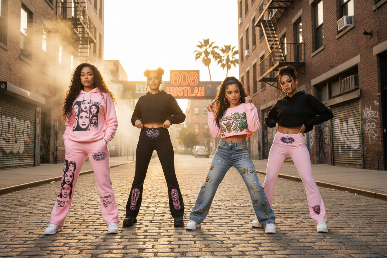 808 HUSTLAH Female Group Shot