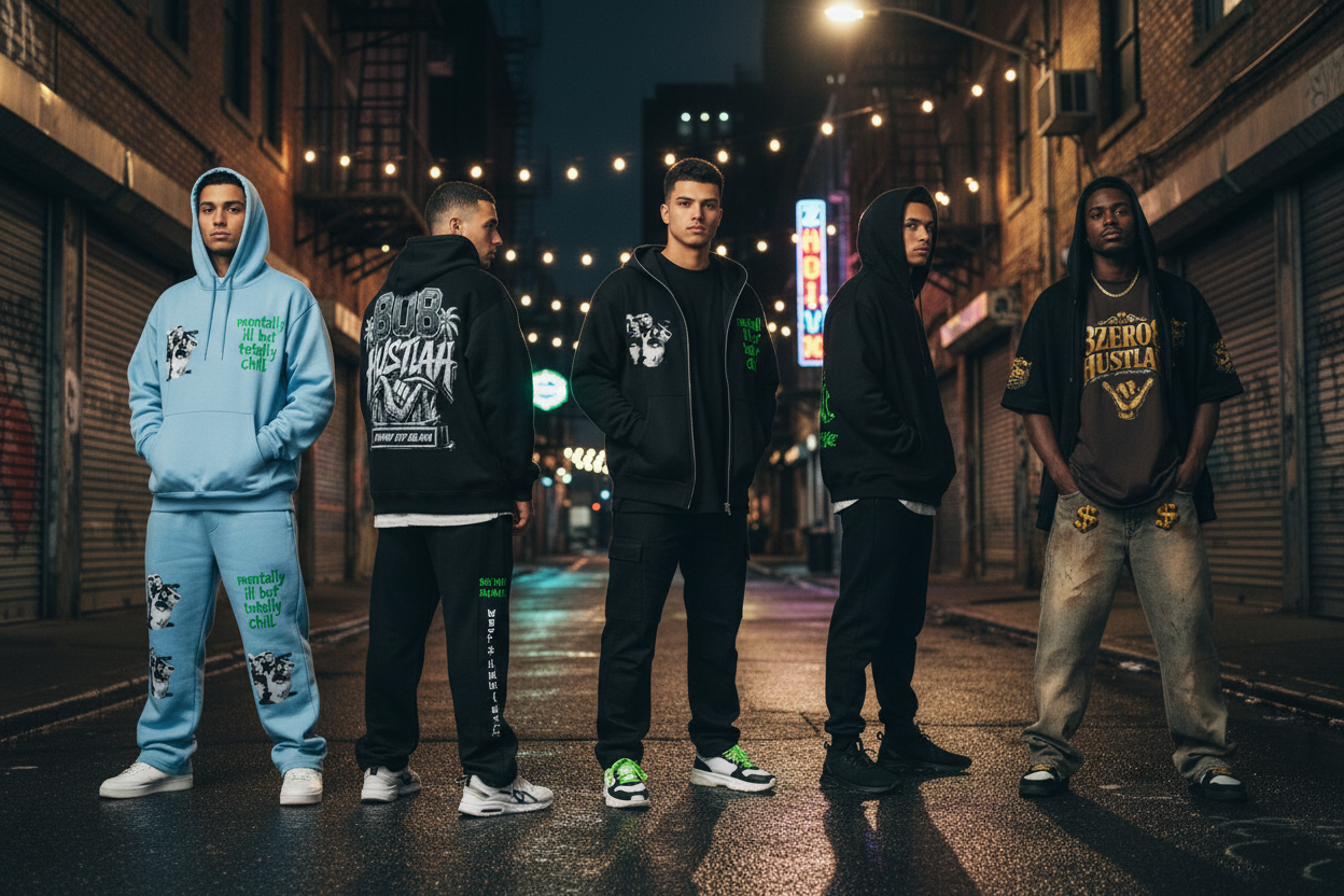 808 HUSTLAH Male Group Shot