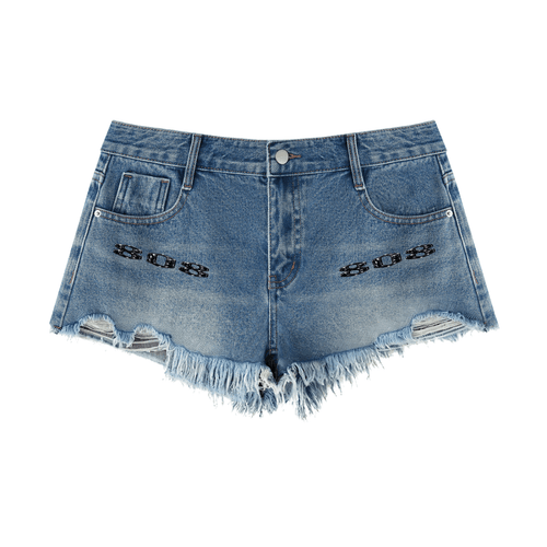 808HUSTLAH Denim Shorts - 808HUSTLAH