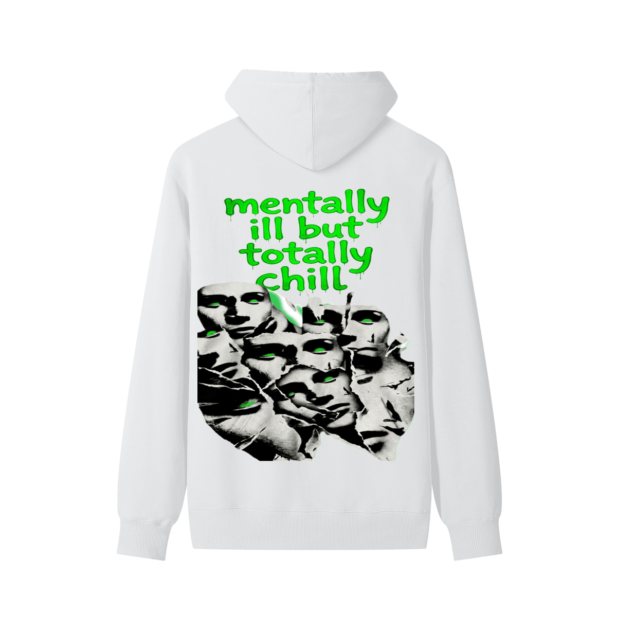 808HUSTLAH Mentally Ill but Totally Chill Hoodie - 808HUSTLAH