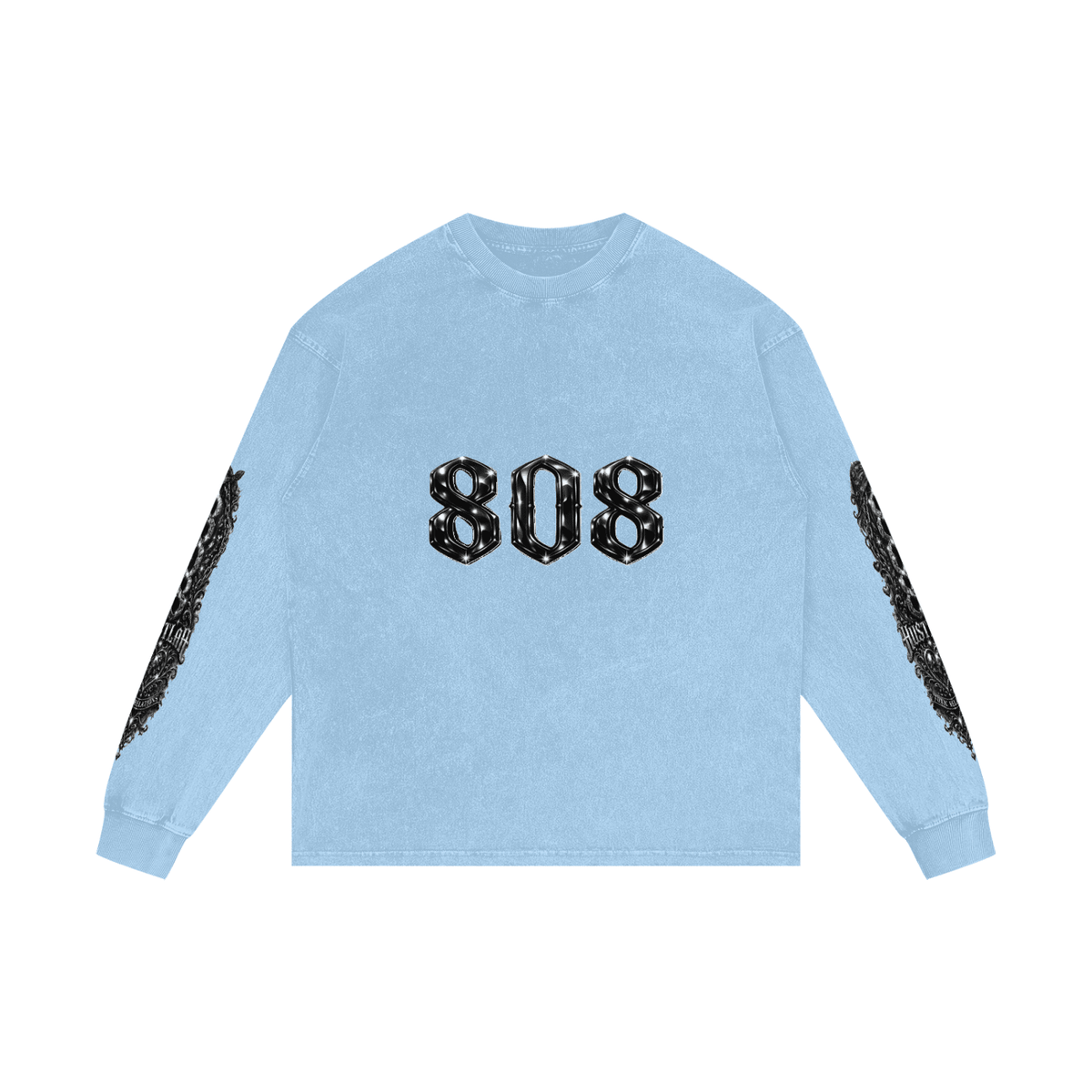 808HUSTLAH Oversize Long Sleeve T-Shirt - 808HUSTLAH