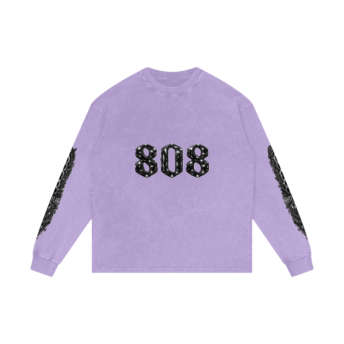 808HUSTLAH Oversize Long Sleeve T-Shirt - 808HUSTLAH