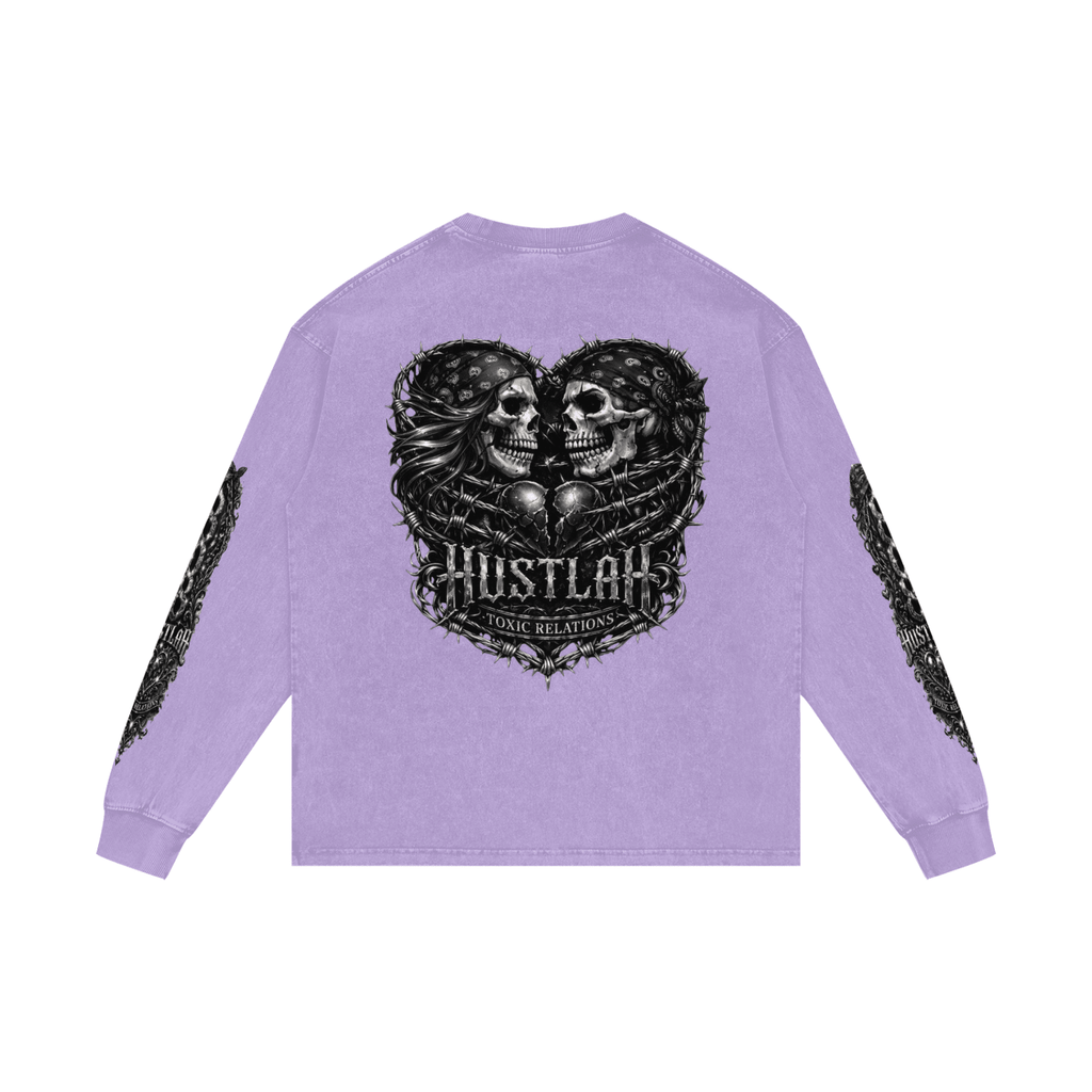 808HUSTLAH Oversize Long Sleeve T-Shirt - 808HUSTLAH