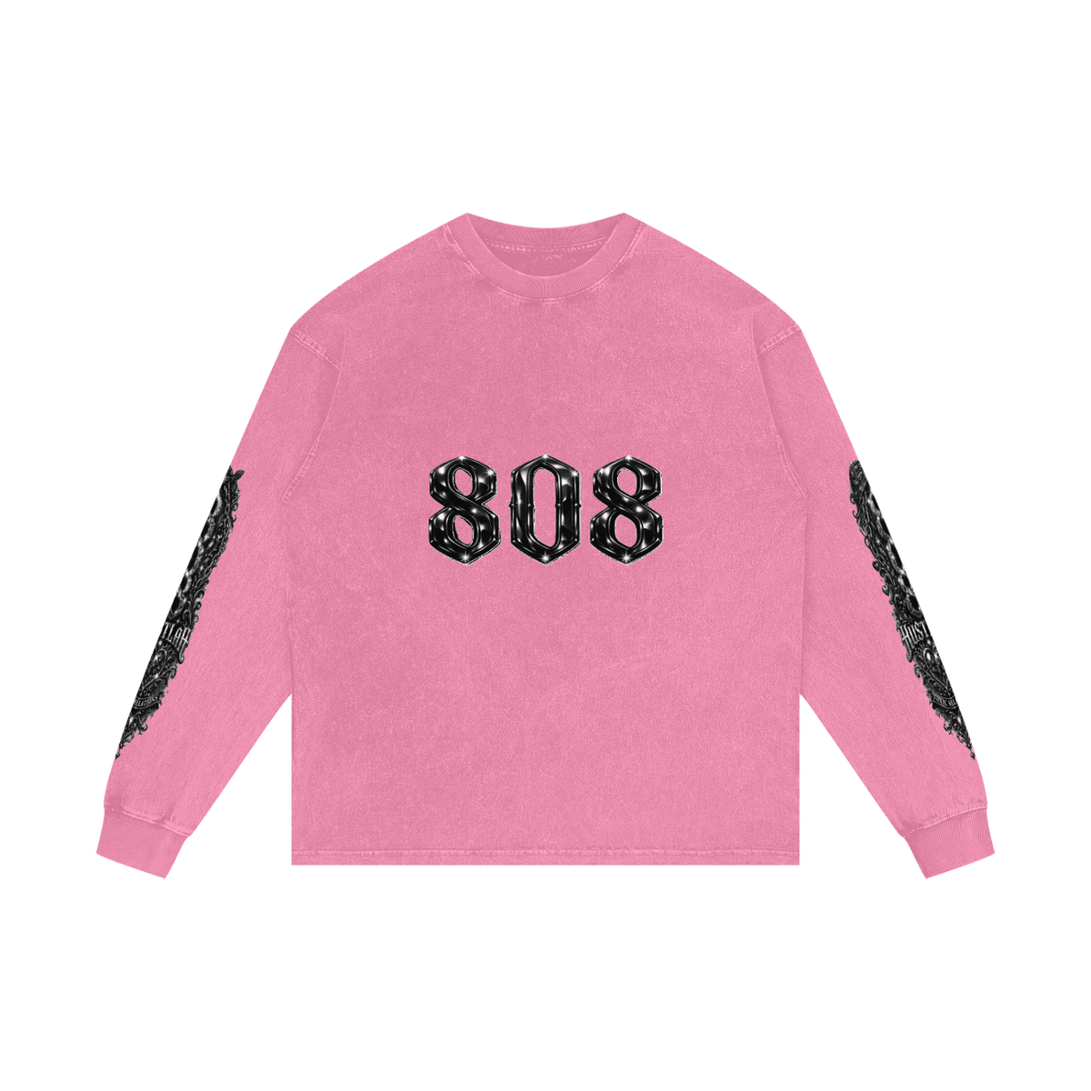 808HUSTLAH Oversize Long Sleeve T-Shirt - 808HUSTLAH
