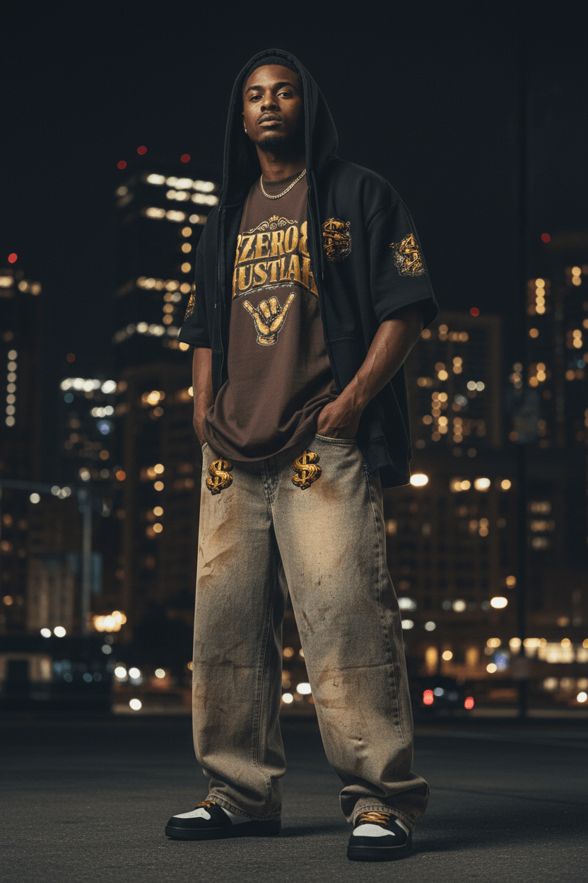 808HUSTLAH Oversized T-Shirt - 808HUSTLAH