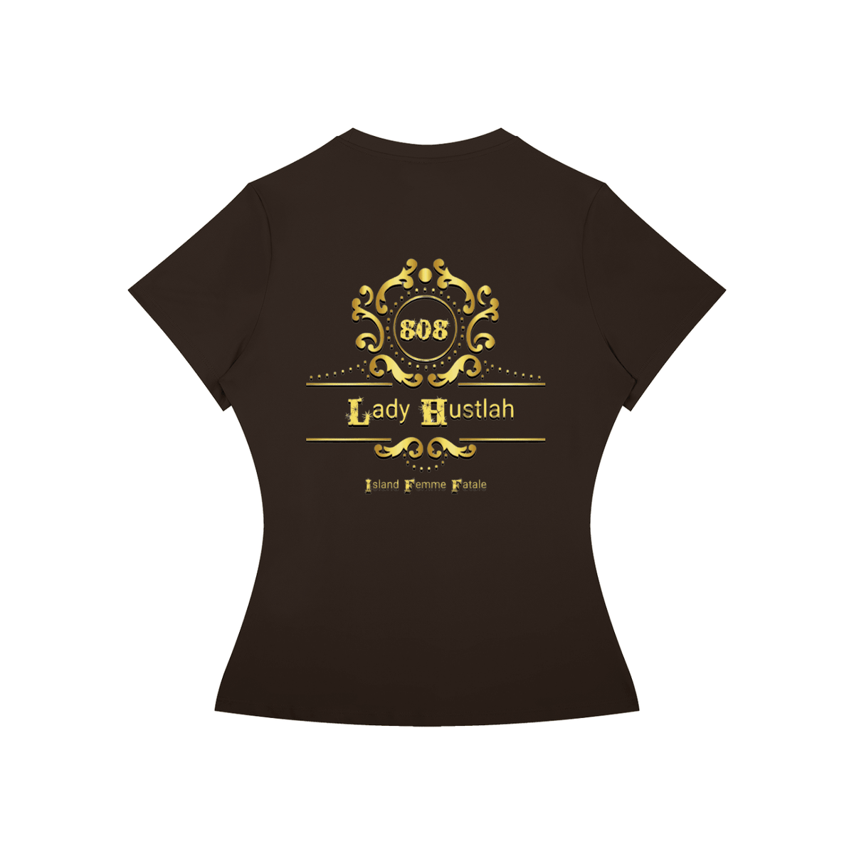 808HUSTLAH Women’s Slim Fit Performance T-Shirt - 808HUSTLAH