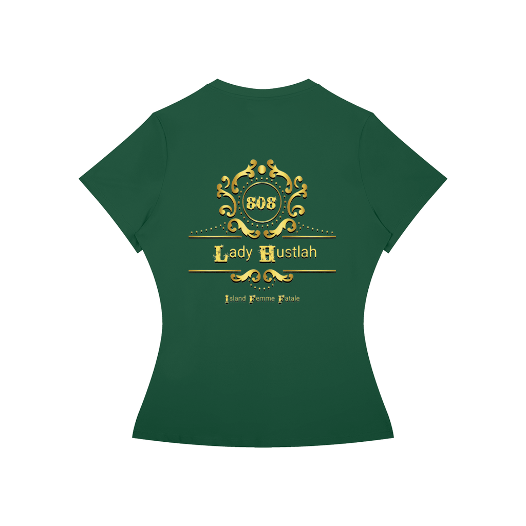 808HUSTLAH Women’s Slim Fit Performance T-Shirt - 808HUSTLAH