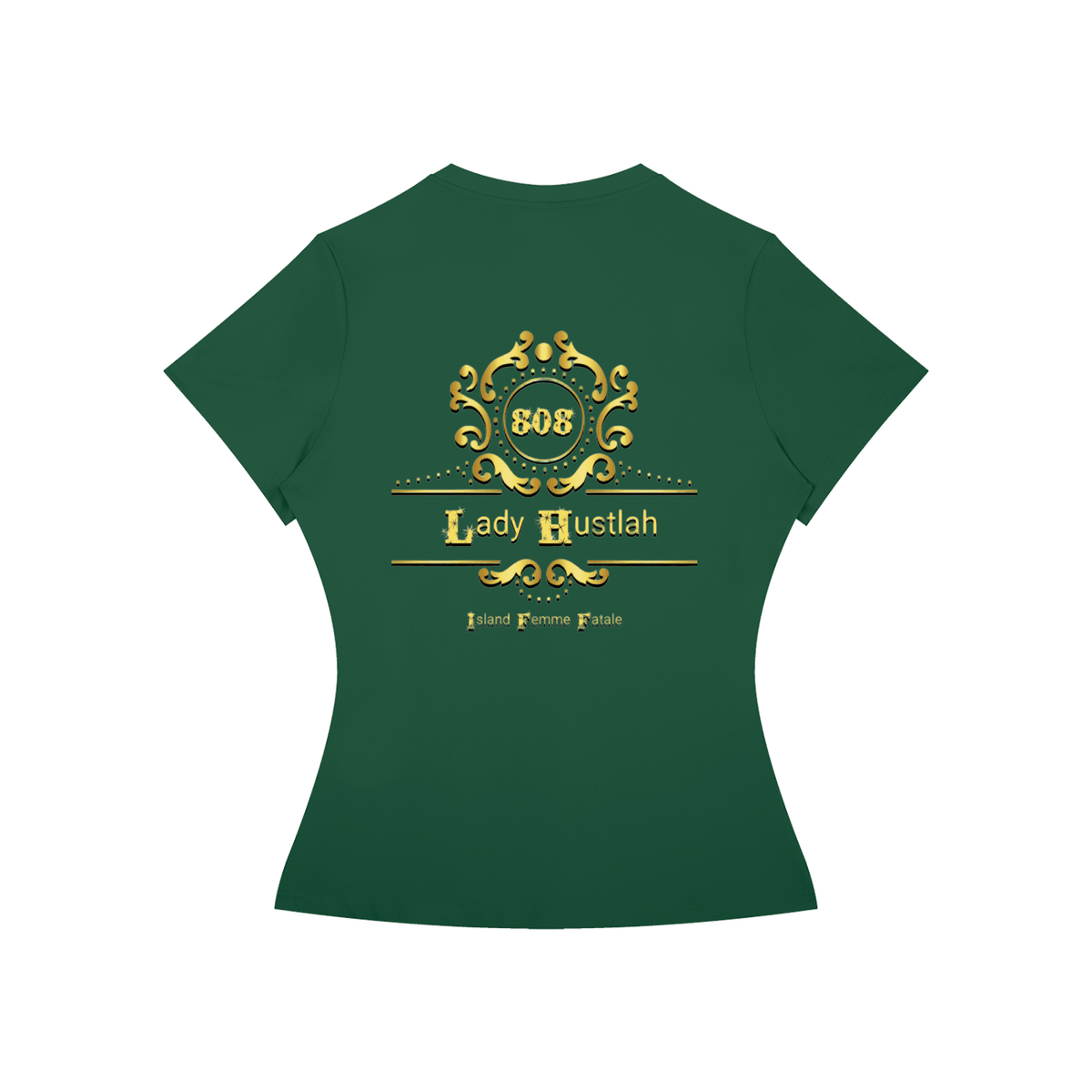 808HUSTLAH Women’s Slim Fit Performance T-Shirt - 808HUSTLAH