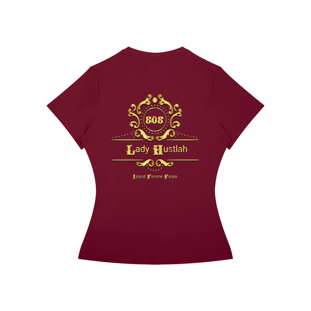 808HUSTLAH Women’s Slim Fit Performance T-Shirt - 808HUSTLAH