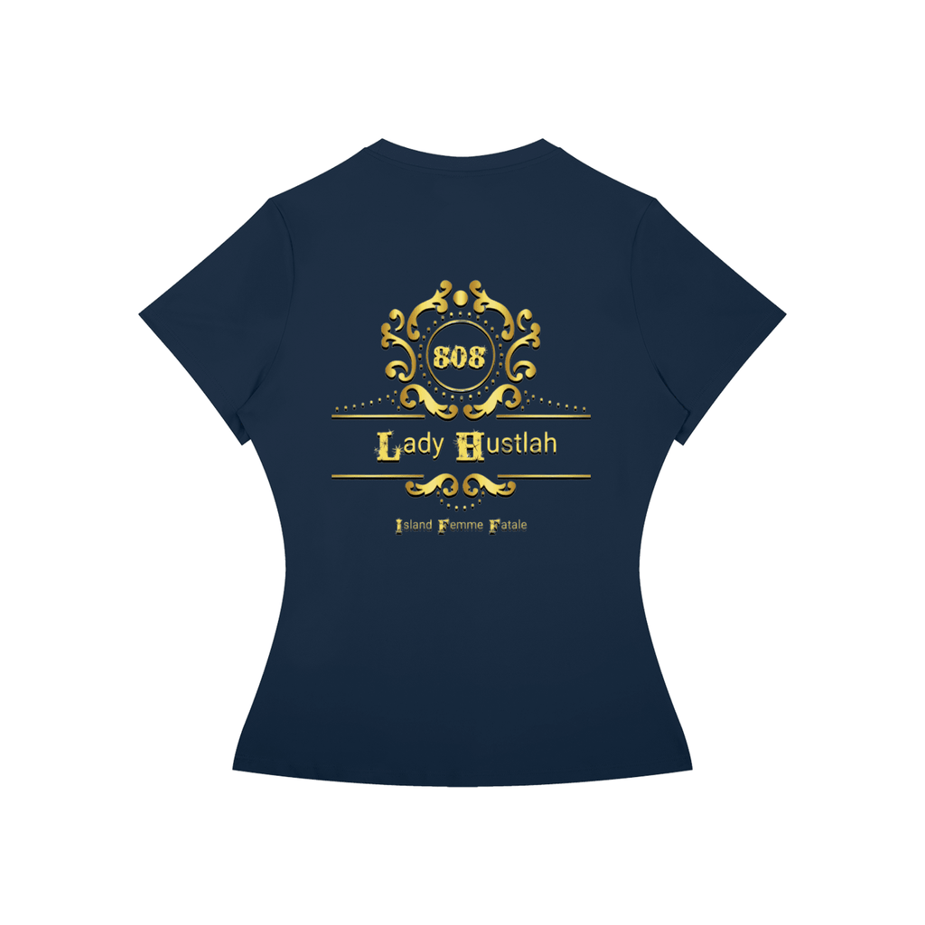 808HUSTLAH Women’s Slim Fit Performance T-Shirt - 808HUSTLAH