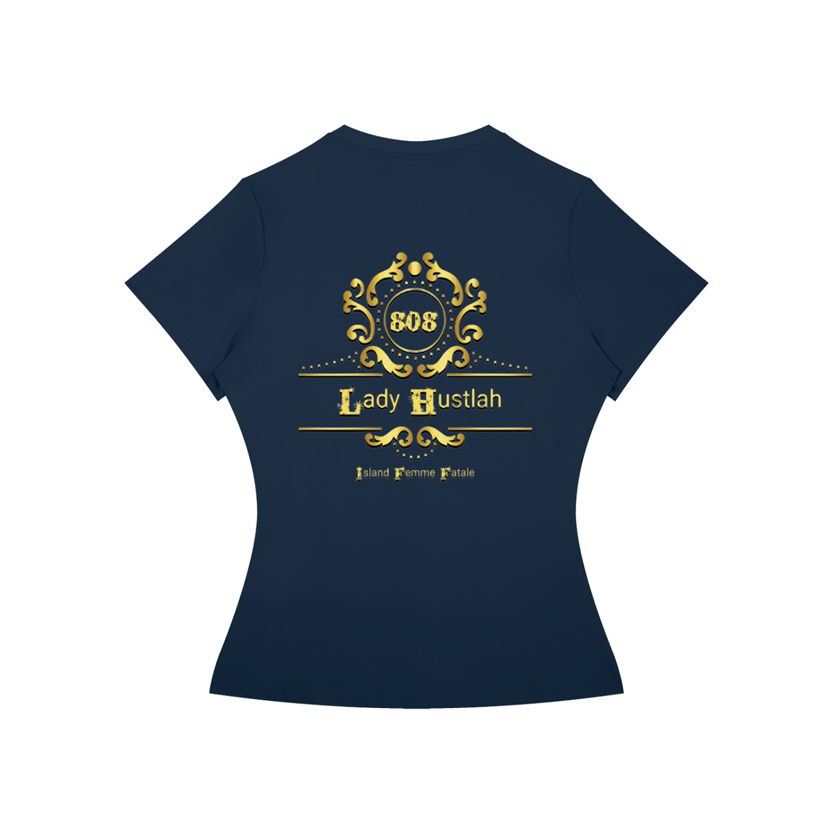 808HUSTLAH Women’s Slim Fit Performance T-Shirt - 808HUSTLAH