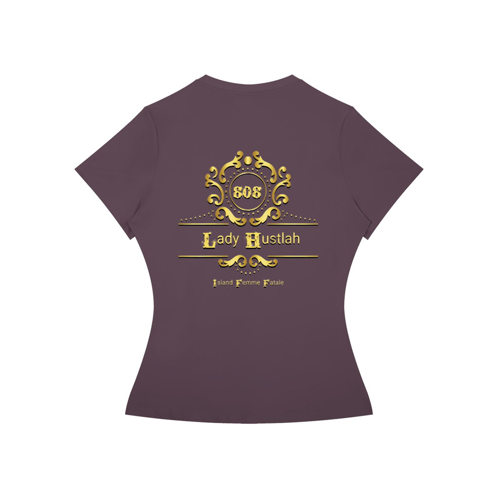 808HUSTLAH Women’s Slim Fit Performance T-Shirt - 808HUSTLAH