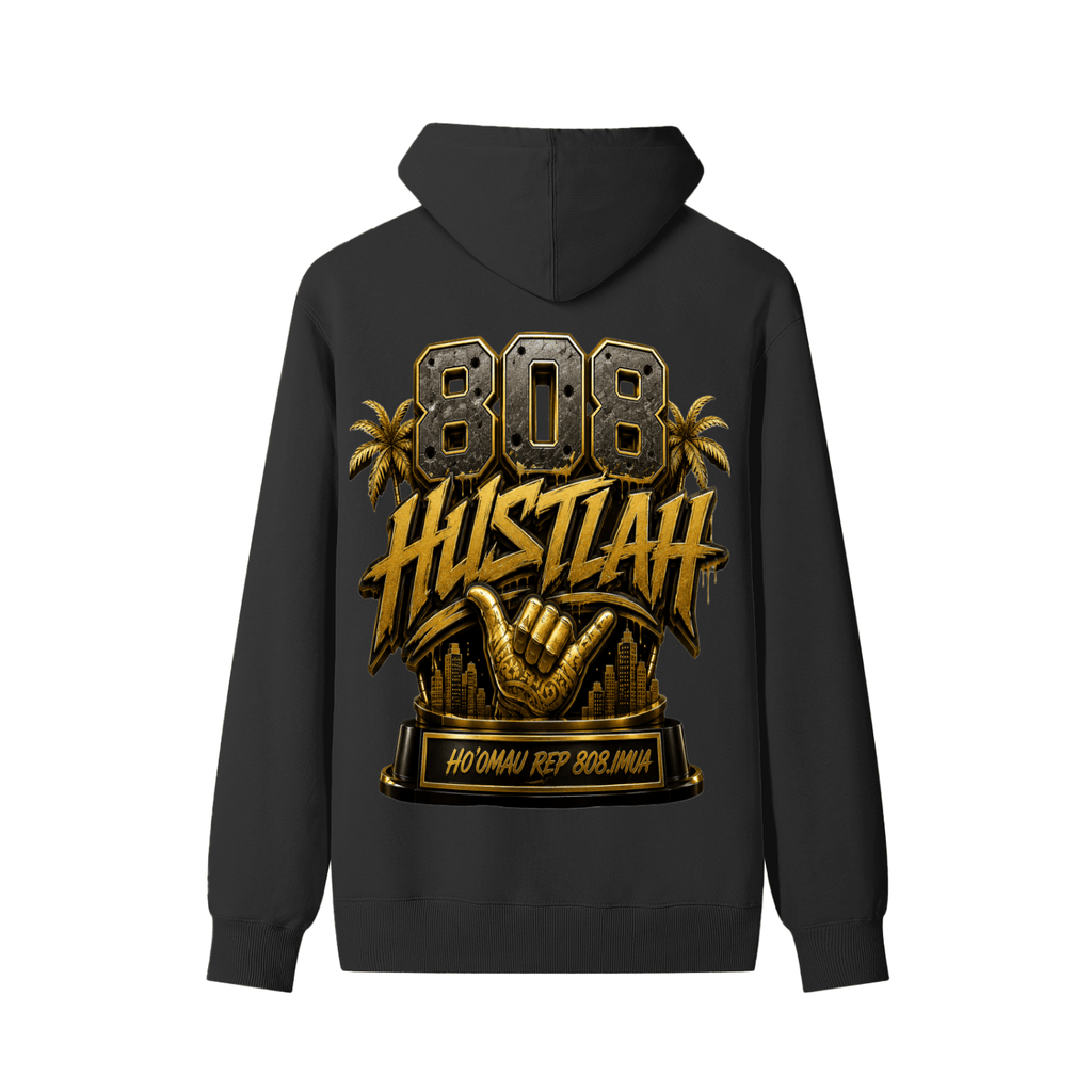 808HUSTLAH'S Classic Unisex Cotton Hoodie - 808HUSTLAH