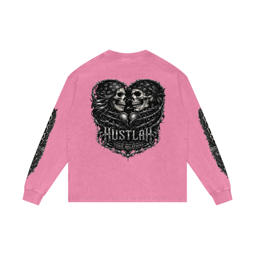 808HUSTLAH Oversize Long Sleeve T-Shirt