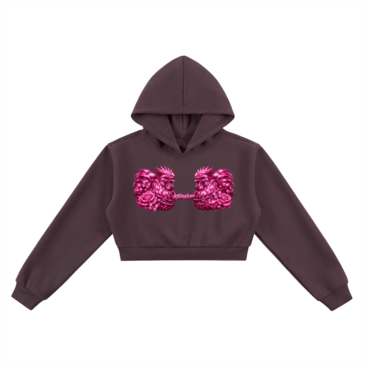 Lil lady Hustlah Cropped Hoodie - 808HUSTLAH