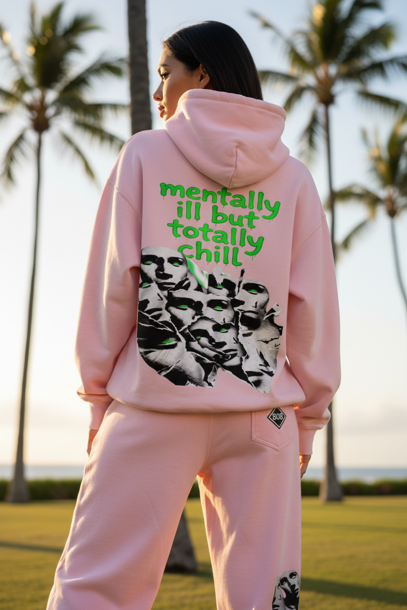 Mentally Ill But Totally Chill Back Pose