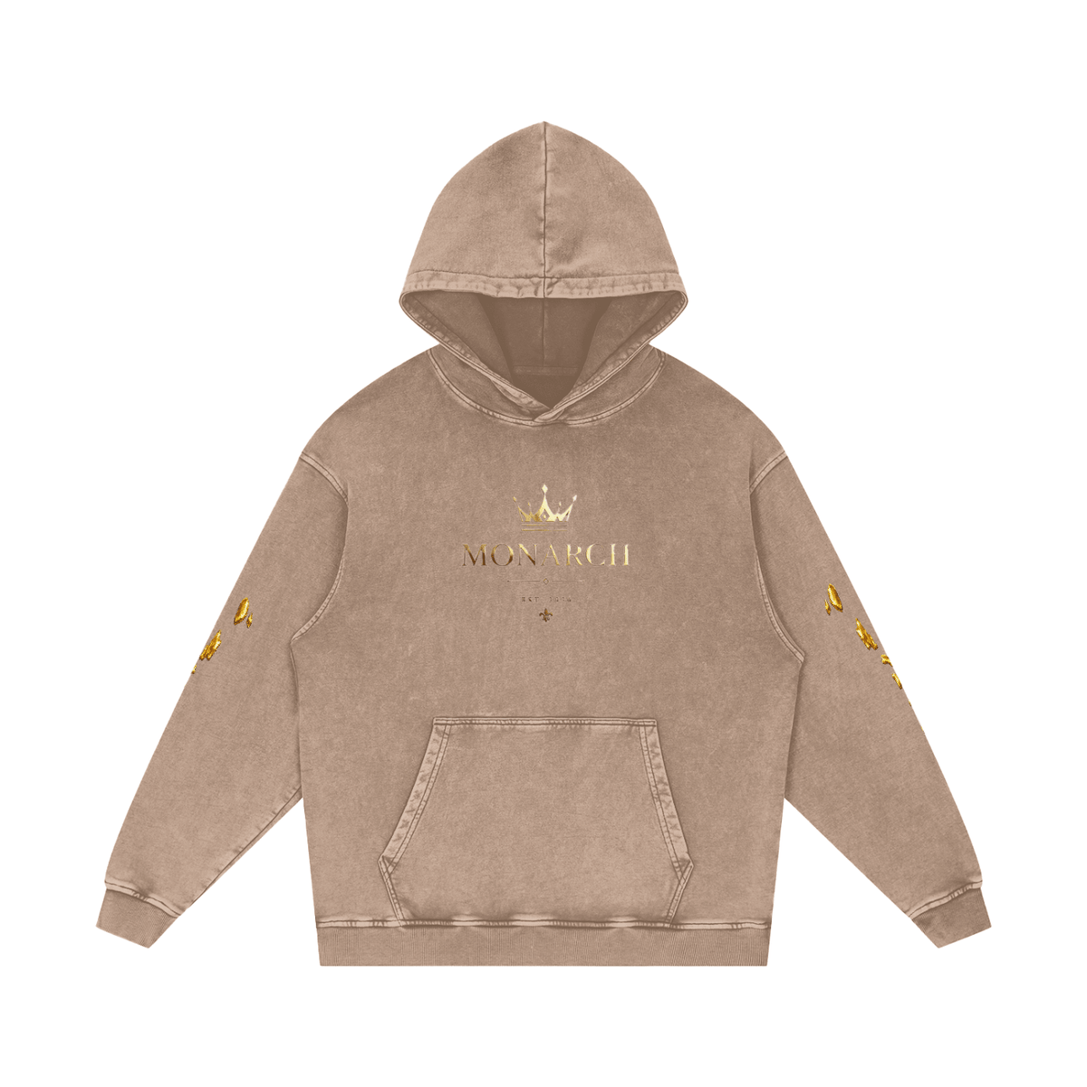 MONARCH Loose Cotton Hoodie - 808HUSTLAH
