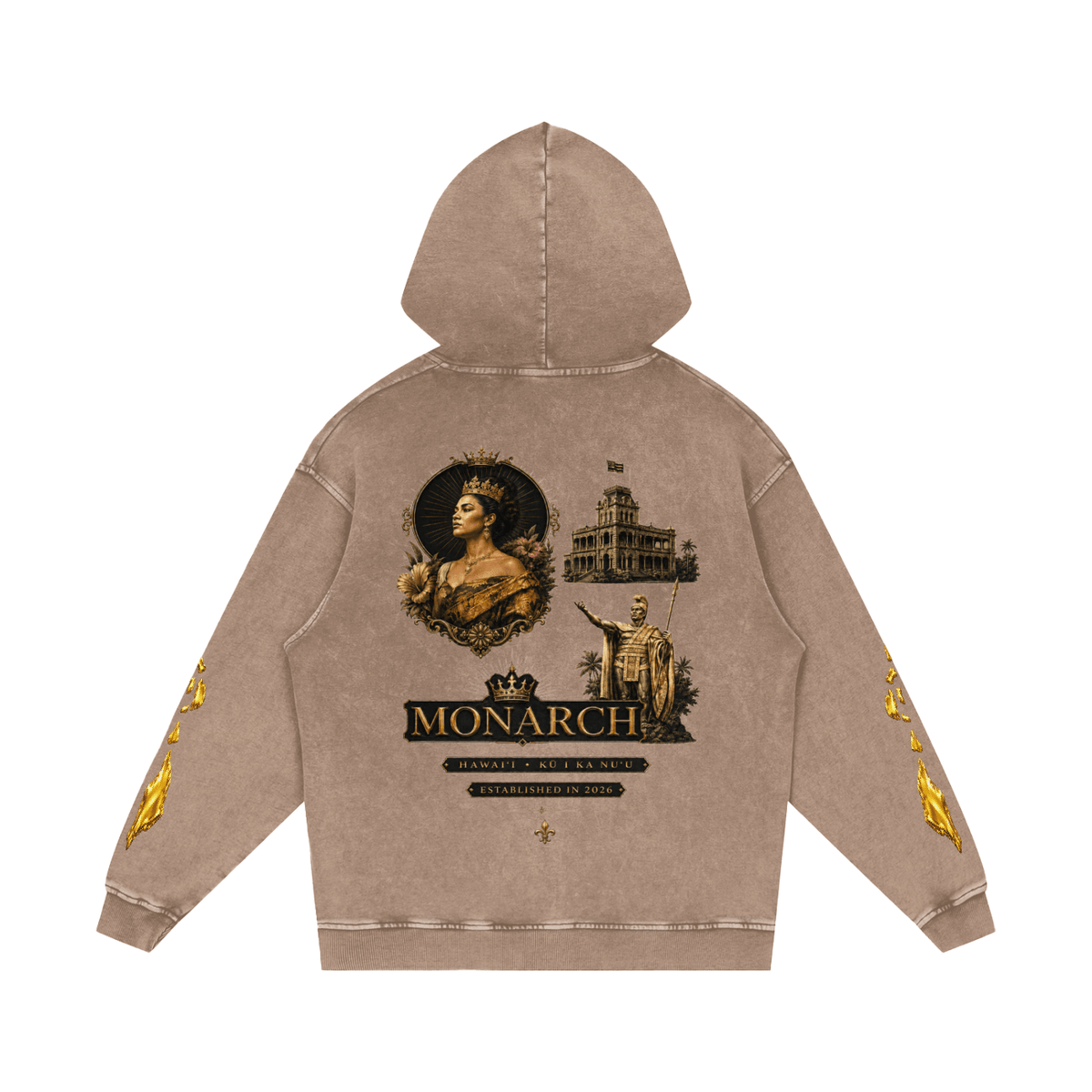 MONARCH Loose Cotton Hoodie - 808HUSTLAH